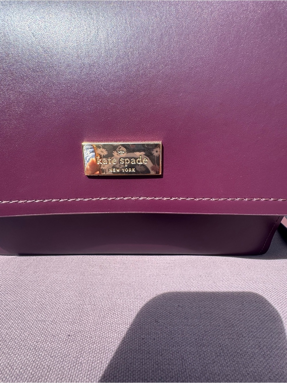 Kate Spade Magnolia Park Large Laurel Satchel Moody Plum Leather Crossbody
VGUC - Picture 3 of 16
